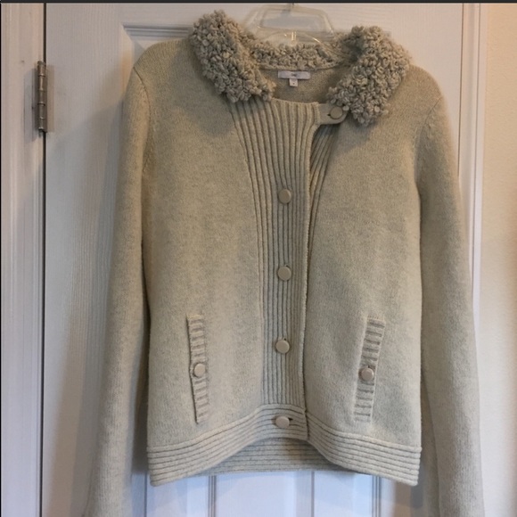 Gap Wool Sweater Cream Size M - Picture 1 of 4